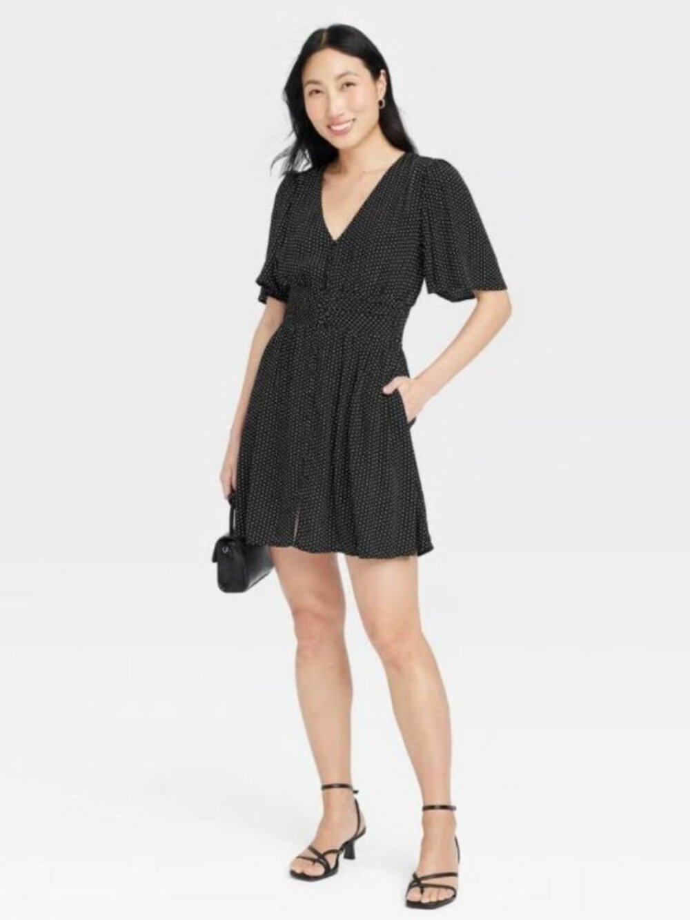 A New Day Polka Dot Mini Dress | S